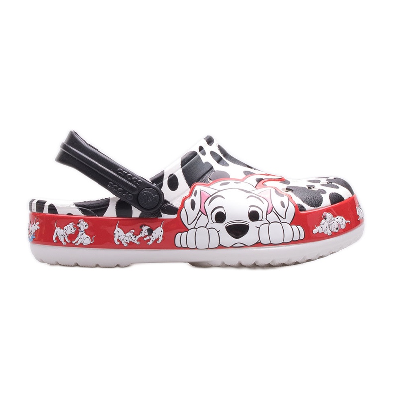 Chodaki dziecięce CROCS 101 Dalmatians Kids Clog 207483-100 białe czarne