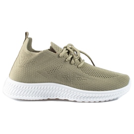 Tekstylne buty sportowe Shelovet zielone