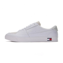 Buty Tommy Hilfiger Vulcanized Ess M EM0EM01106 Ybr białe