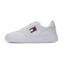 Buty Tommy Hilfiger Retro Basket Ess W EN0EN01723 Ybr białe