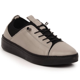 Skórzane lekkie półbuty damskie wsuwane beżowe T.Sokolski W22-351 beżowy