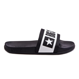 Damskie Klasyczne Klapki Big Star LL274739 Czarne