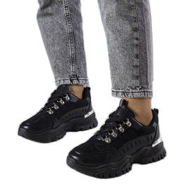 Czarne sneakersy Mindy
