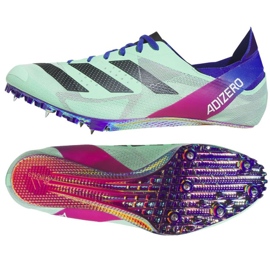 Buty kolce do biegania adidas Adizero Finesse M GV9091 zielone
