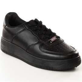 Buty sportowe damskie czarne Potocki 16002