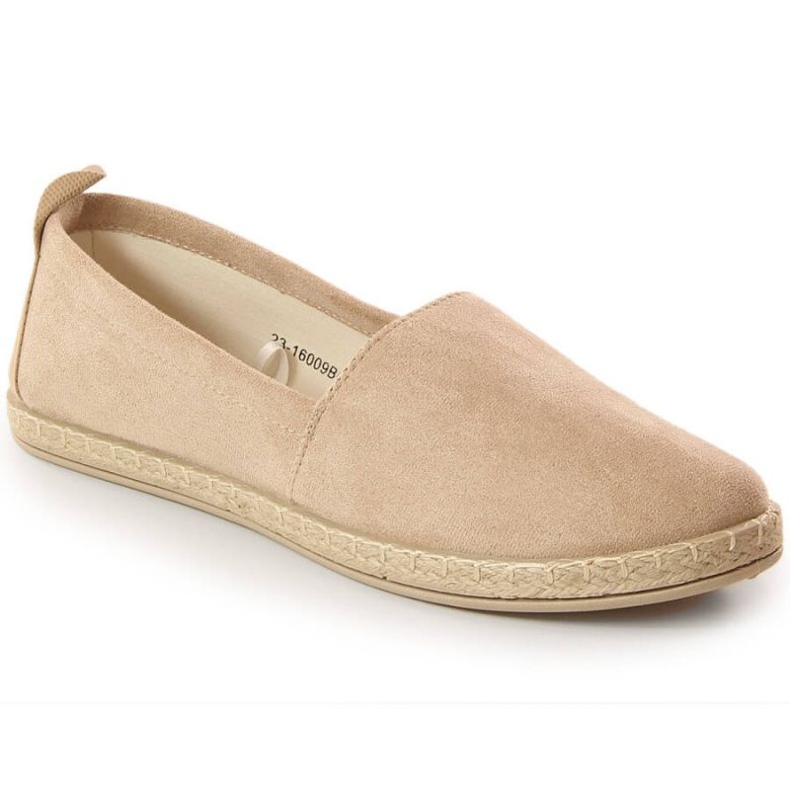 Espadryle wsuwane Potocki W WOL141B beżowy