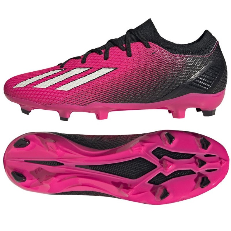 Buty piłkarskie adidas X Speedportal.3 Fg M GZ5076 różowe róże i fiolety