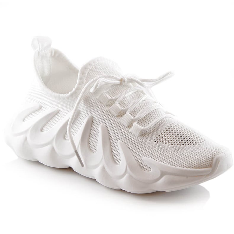 Buty sportowe damskie siateczkowe wsuwane białe Vinceza 13575