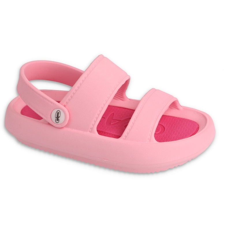 Befado obuwie dziecięce - light pink/ dark pink 069X006 różowe
