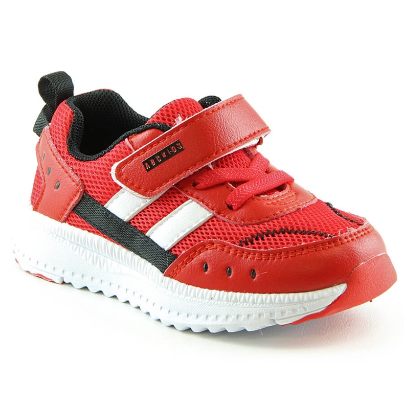 Atletico Buty półbuty sportowe dziecięce na rzep czerwone AbcKids B933104083