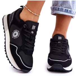 Damskie Sneakersy Memory Foam System Big Star LL274541 Czarne