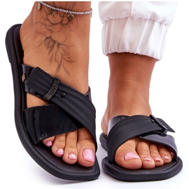 Pachnące Wegańskie Klapki ZAXY JJ285217 Czarne