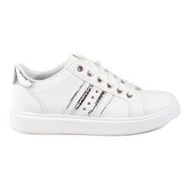 Klasyczne damskie buty sportowe białe Shelovet