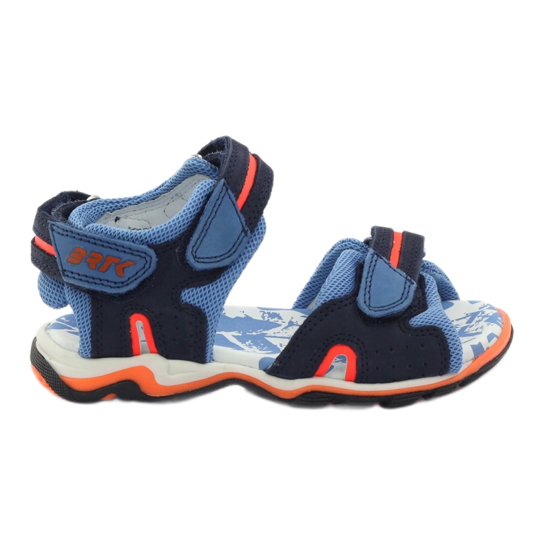 Sandałki sportowe chłopięce Bartek granatowe niebieskie