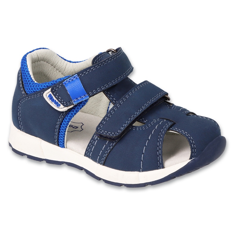 Befado obuwie dziecięce navy blue 170P075 niebieskie