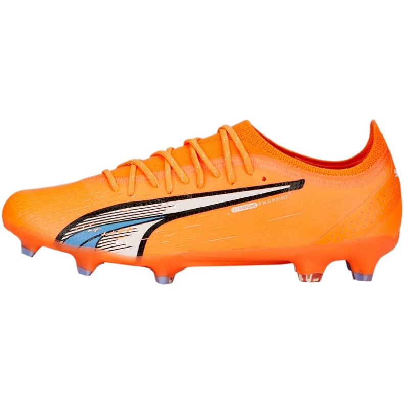 Buty piłkarskie Puma Ultra Ultimate FG/AG M 107163 01 pomarańcze i czerwienie pomarańczowe
