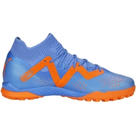 Buty piłkarskie Puma Future Match TT+Mid Jr 107197 01 niebieskie niebieskie