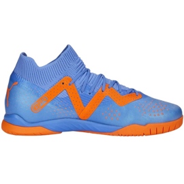 Buty piłkarskie Puma Future Match IT+Mid Jr 107198 01 niebieskie niebieskie