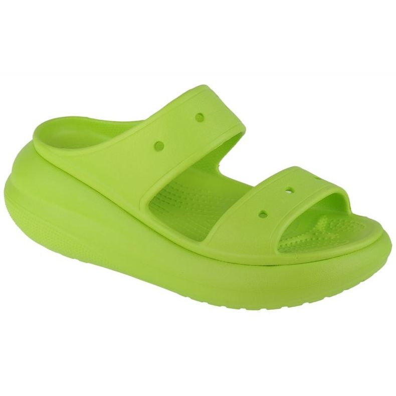 Klapki Crocs Classic Crush Sandal W 207670-3UH zielone