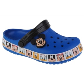 Klapki Crocs Fl Mickey Mouse Band Clog T Jr 207718-4JL niebieskie
