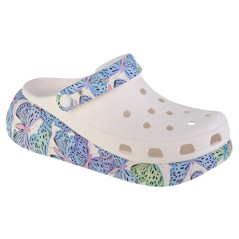 Chodaki Crocs Classic Crush Butterfly Sandal W 208258-94S białe