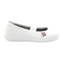 Kapcie dziewczęce czeszki Befado 274X013 białe