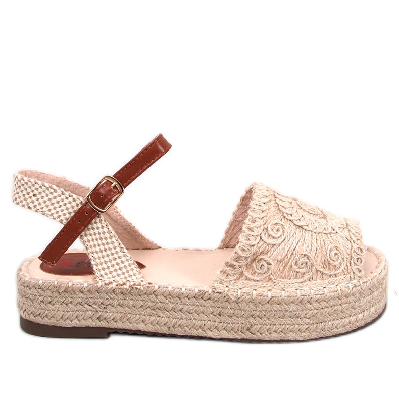 Sandałki espadryle Boho Ingram Beige beżowy
