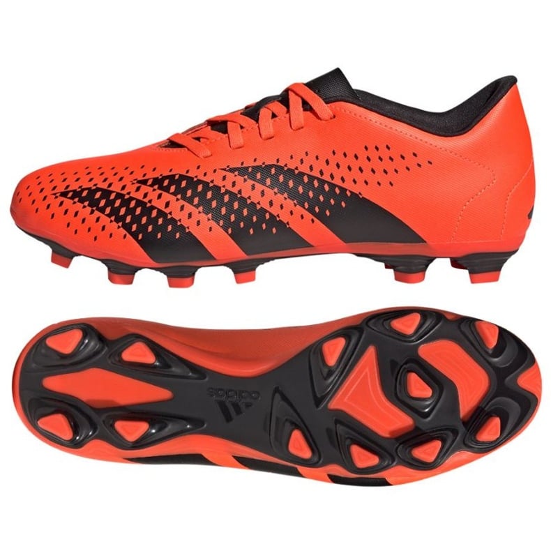 Buty piłkarskie adidas Predator Accuracy.4 Fg M GW4603 pomarańczowe pomarańcze i czerwienie