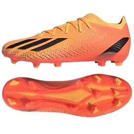 Buty piłkarskie adidas X Speedportal.2 Fg M GV9562 pomarańczowe pomarańcze i czerwienie