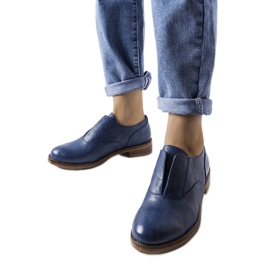 Niebieskie półbuty LS5379 Taupe