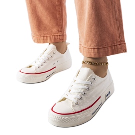 Białe trampki Roslyn