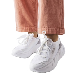 Białe sneakersy Big Star JJ274604