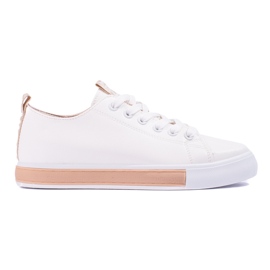 Białe klasyczne buty sportowe Shelovet