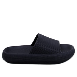 BM Klapki gumowe Ritter Black czarne