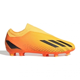 Buty piłkarskie adidas X Speedportal.3 Ll Fg Jr GZ5060 pomarańczowe pomarańcze i czerwienie