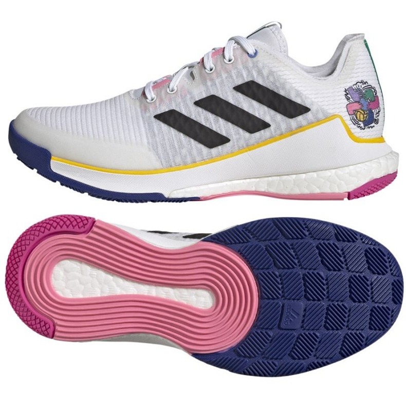 Buty adidas CrazyFlight W HP3340 białe białe