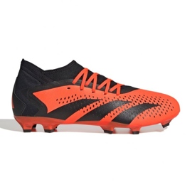 Buty piłkarskie adidas Predator Accuracy.3 Fg M GW4591 pomarańcze i czerwienie czerwone