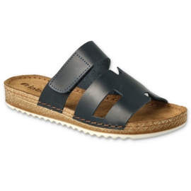 Befado obuwie damskie  158D243 niebieskie