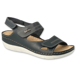 Befado obuwie damskie  158D198 niebieskie