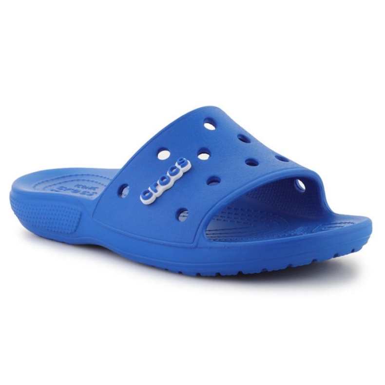 Klapki Classic Crocs Slide Blue Bolt U 206121-4KZ niebieskie niebieskie