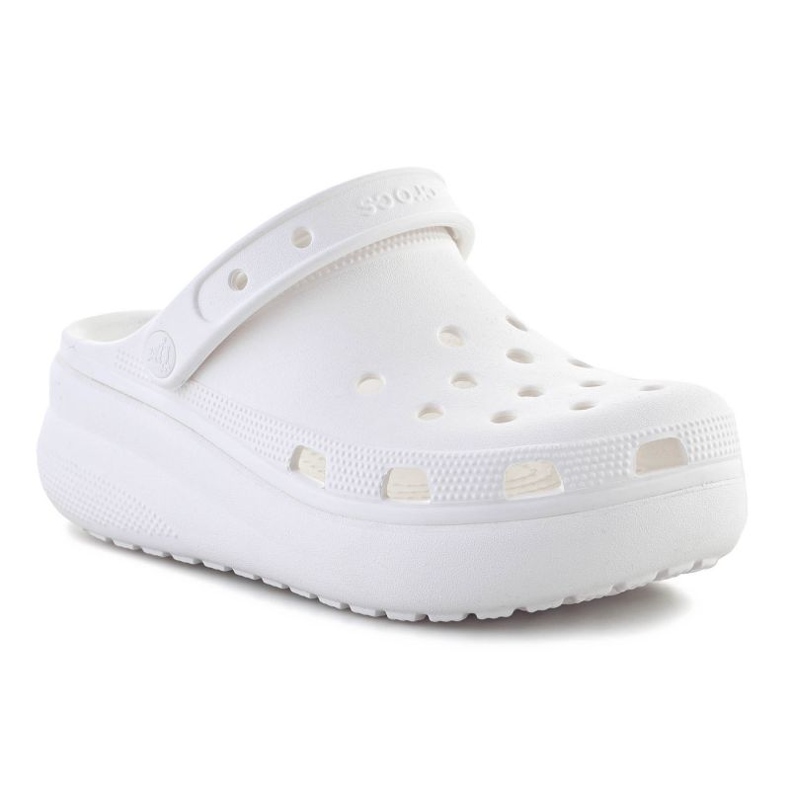 Klapki Crocs Classic Cutie Clog K Jr 207708-100 białe