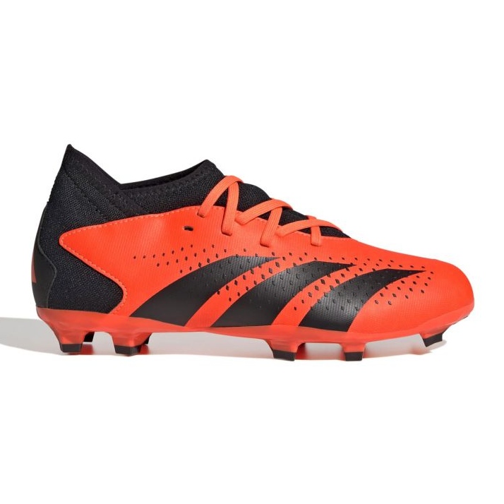 Buty piłkarskie adidas Predator Accuracy.3 Fg Jr GW4608 pomarańcze i czerwienie pomarańczowe