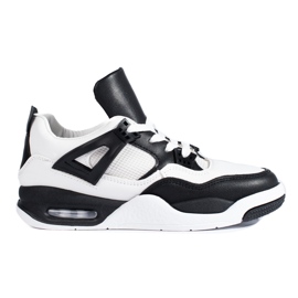 Sneakersy biało-czarne na grubej podeszwie Shelovet