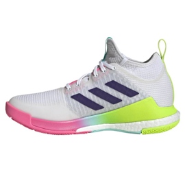 Buty do siatkówki adidas CrazyFlight Mid W HP3337 białe białe