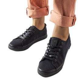 Czarne trampki Big Star LL274057