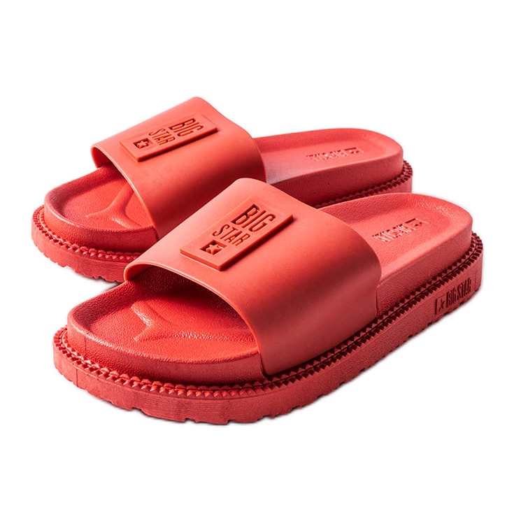 Czerwone klapki Big Star LL274430