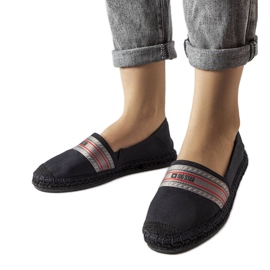 Czarne espadryle Big Star LL274894
