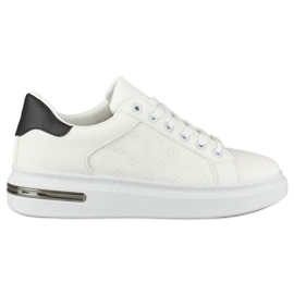 Buty sportowe z ozdobnym tyłem białe