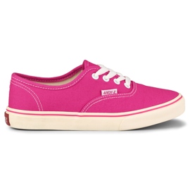 Różowe trampki damskie