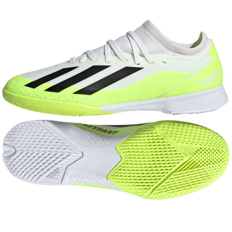 Buty piłkarskie adidas X Crazyfast.3 In Jr IE1563 białe białe